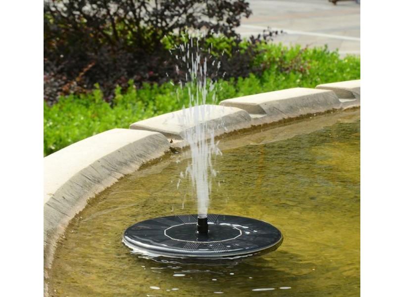 Solar-Powered Water Fountain.