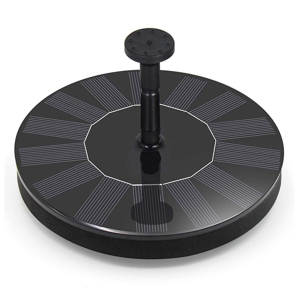 Solar-Powered Water Fountain.