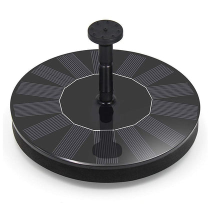 Solar-Powered Water Fountain.